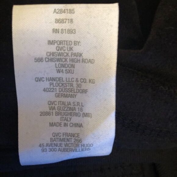 C. WONDER Velvet Slim Leg Ankle Pants 14 - Picture 4 of 5